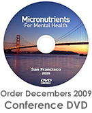 Micronutrients for Mental Health Conference DVD